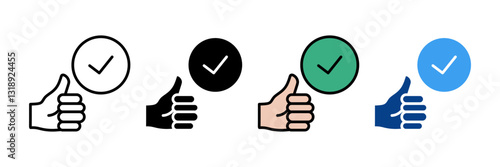 Perfection  Icon Set Multiple Style Collection