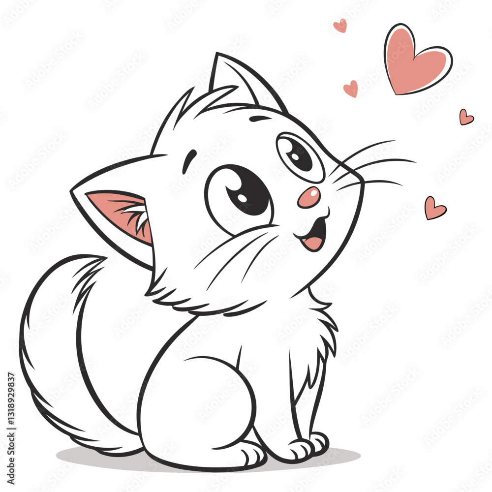 Obraz premium cute cartoon vector art