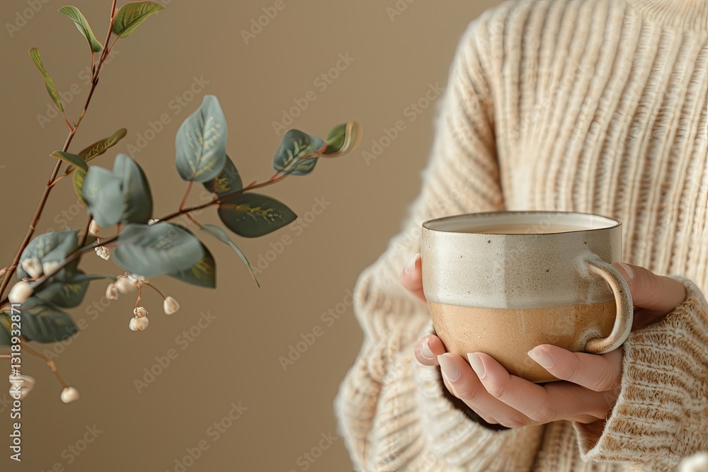 High Resolution Picture of Crop Woman Holding Cup of Hot Drink High Resolution Picture of Crop Woman Holding Cup of Hot Drink