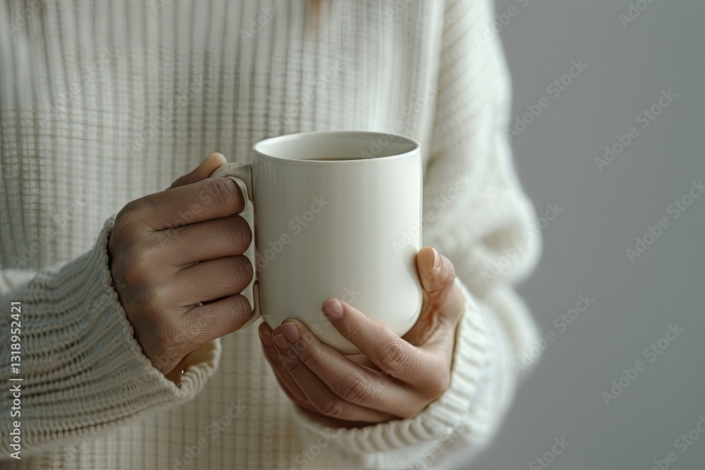 Sharp Picture of Crop Woman Holding Cup of Hot Drink Sharp Picture of Crop Woman Holding Cup of Hot Drink