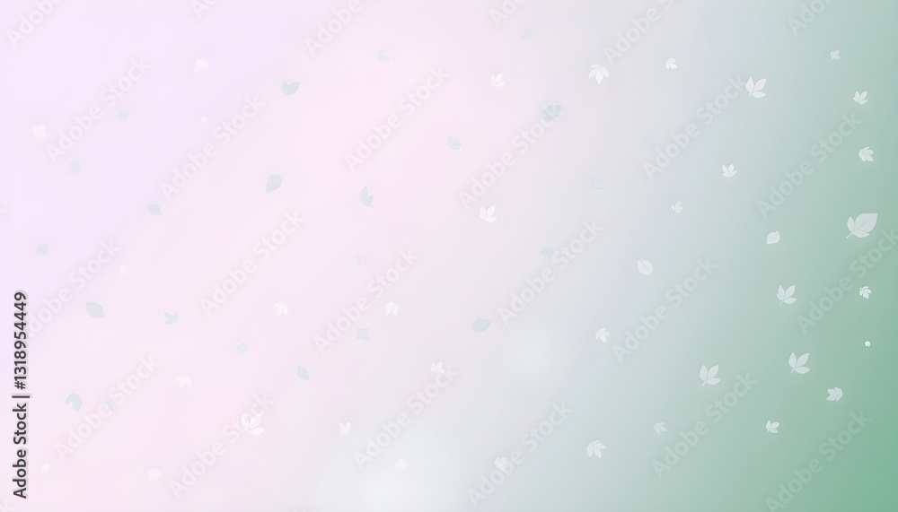 Fototapeta premium 라벤더초록그라데이션_나뭇잎배경VgWG5wm9
