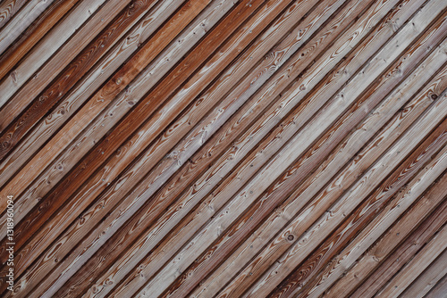 Bretterwand mit lampen