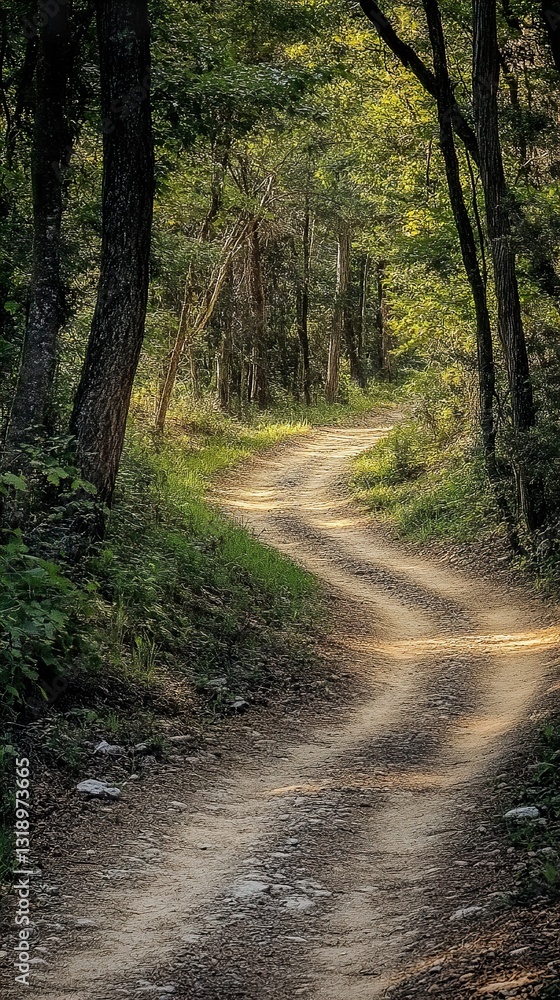 Sunlit Forest Path: A Serene Nature Escape Sunlit Forest Path: A Serene Nature Escape