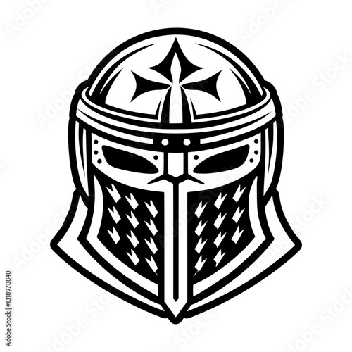 Collection of Templar Knight Symbols Glyph Icons  

