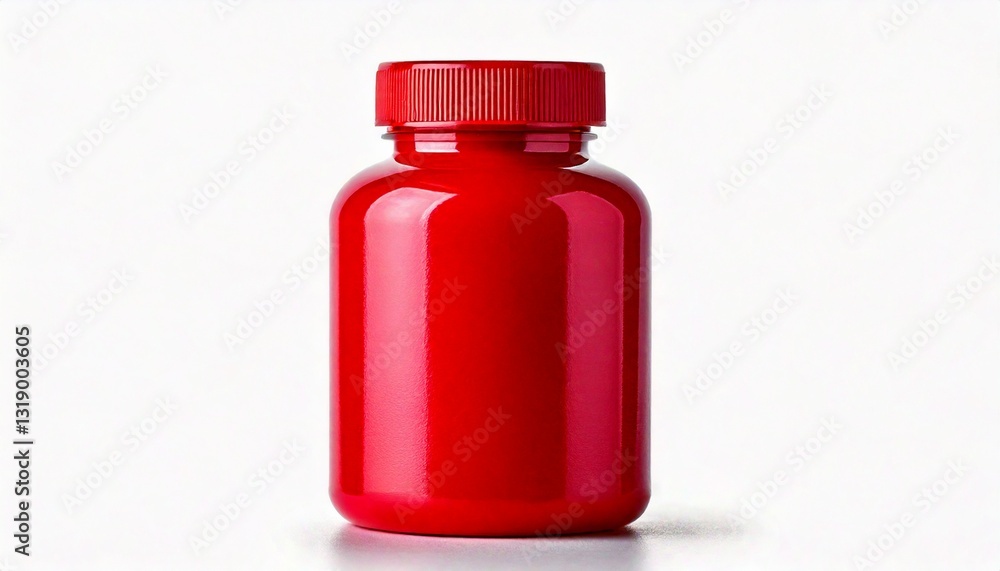 plastic bottle with screw cap for supplement or pharmaceutical use, isolated on white background plastic bottle with screw cap for supplement or pharmaceutical use, isolated on white background
