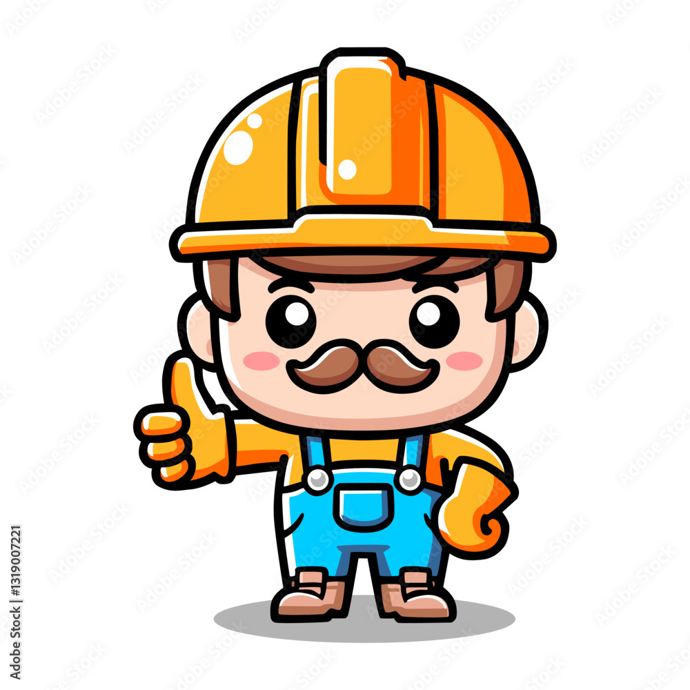 Thumbs Up Construction Worker Thumbs Up Construction Worker