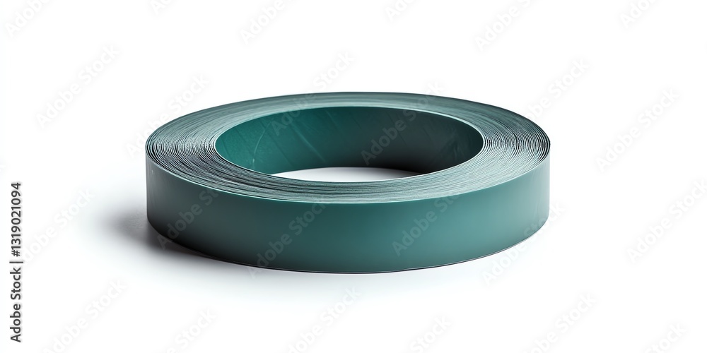 Roll of Green Adhesive Tape on a White Background for Crafting and Repairing Roll of Green Adhesive Tape on a White Background for Crafting and Repairing