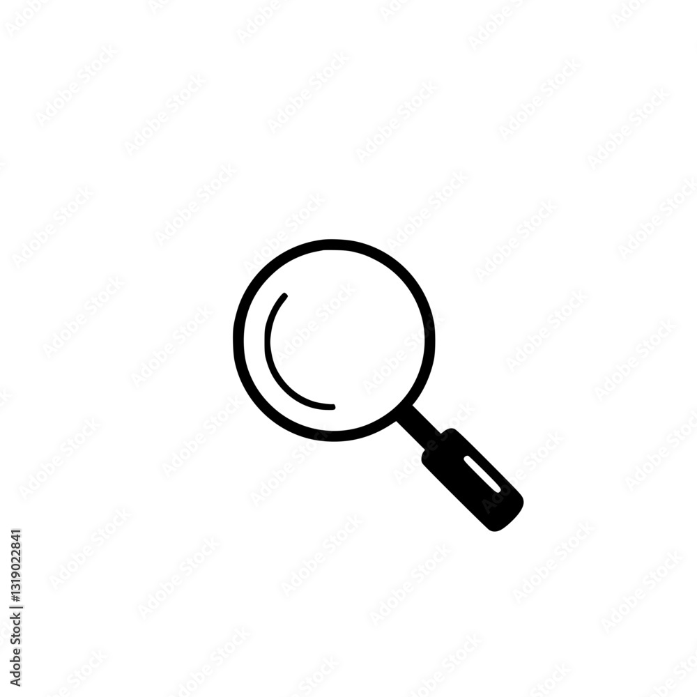 Magnifying Glass: A symbol of exploration and scrutiny Detailed icon with a transparent backdrop ideal for design projects needing focus Magnifying Glass: A symbol of exploration and scrutiny Detailed icon with a transparent backdrop ideal for design projects needing focus