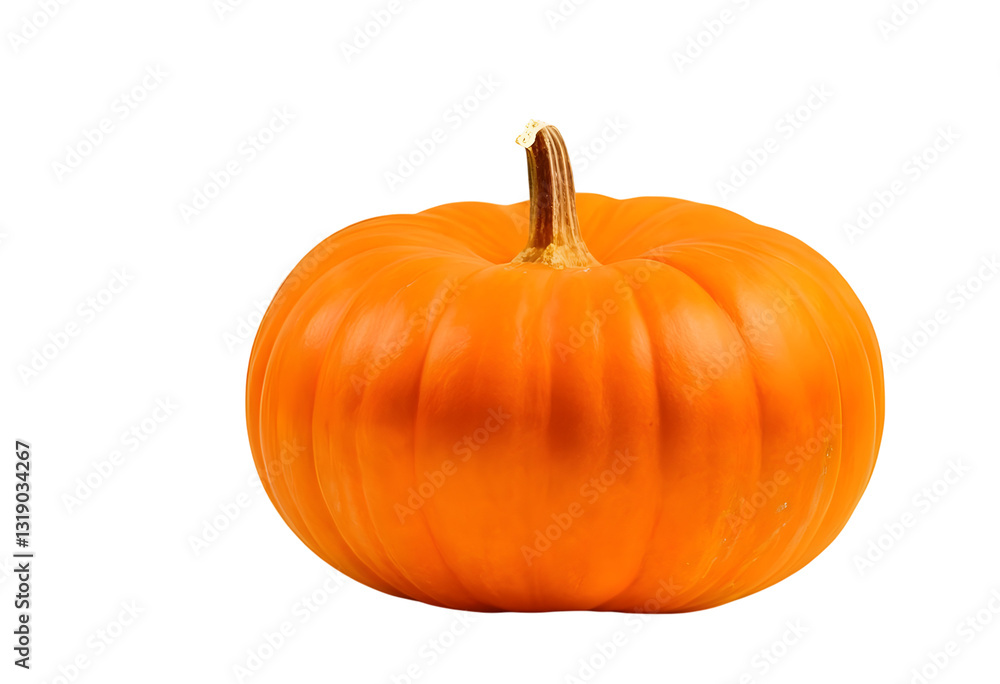 Obraz premium Orange pumpkin isolated on white background.
