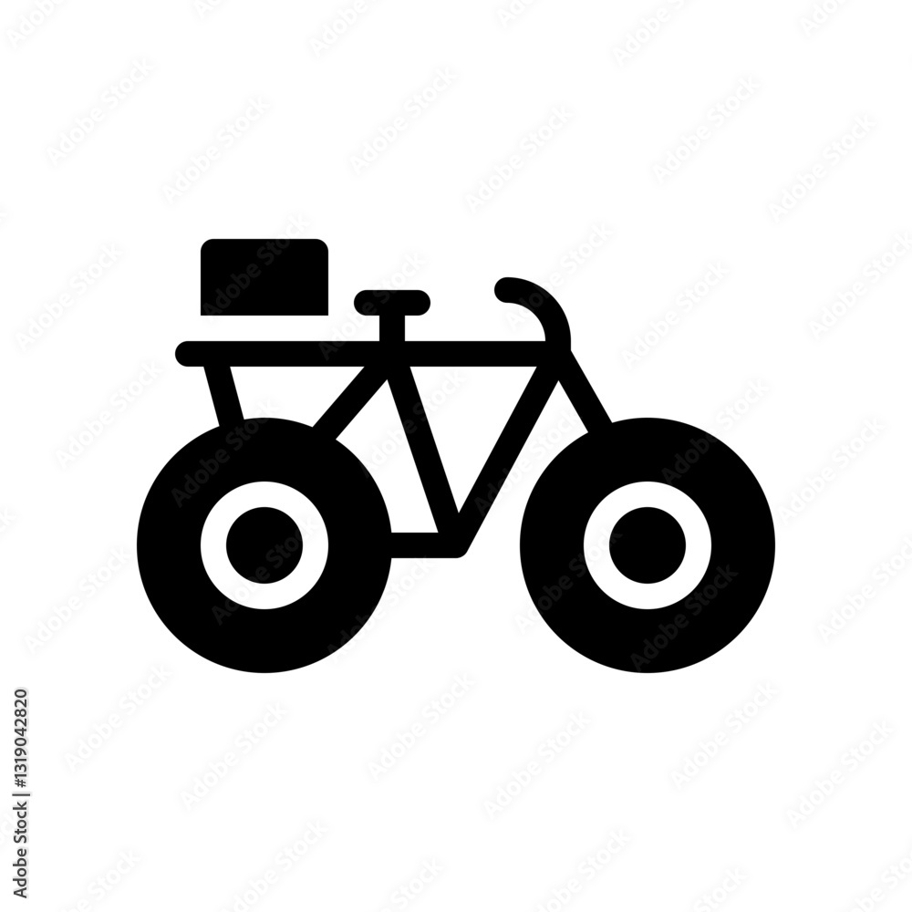 bicycle glyph icon bicycle glyph icon