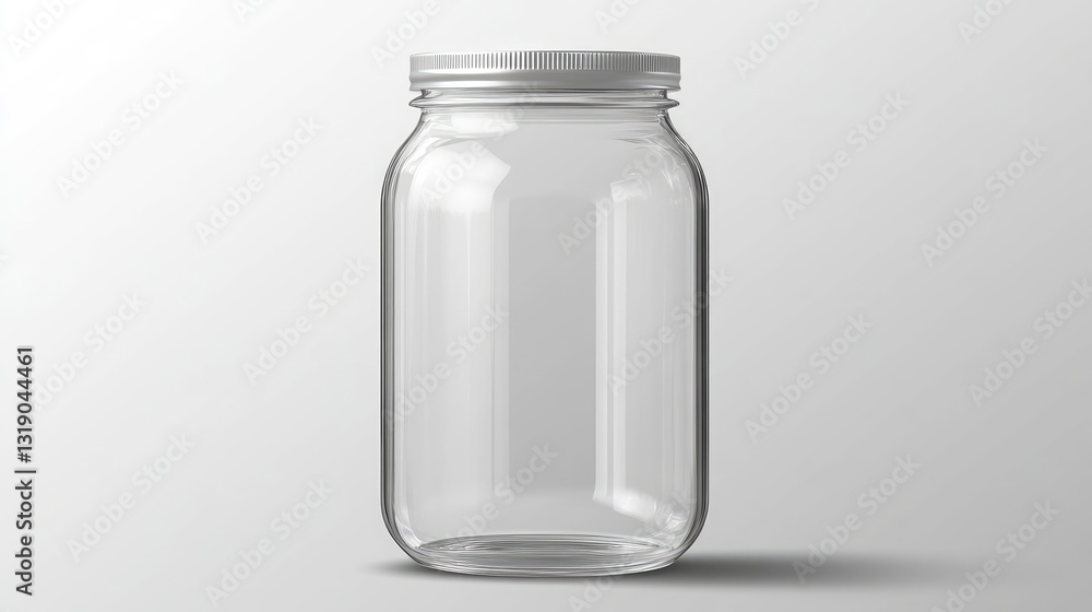 Glass jar isolated on transparent background Glass jar isolated on transparent background