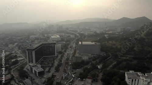 Drone view Pune, Maharashtra, India
