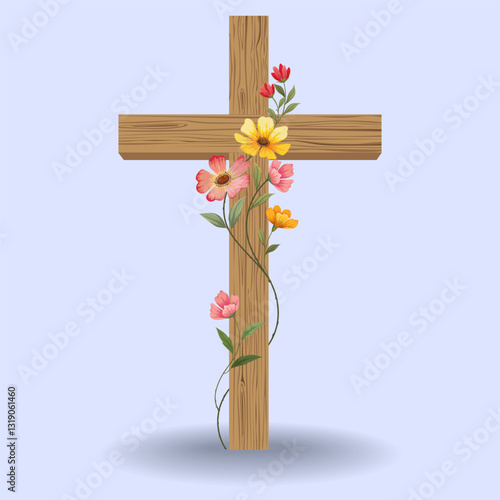 Wood cross001