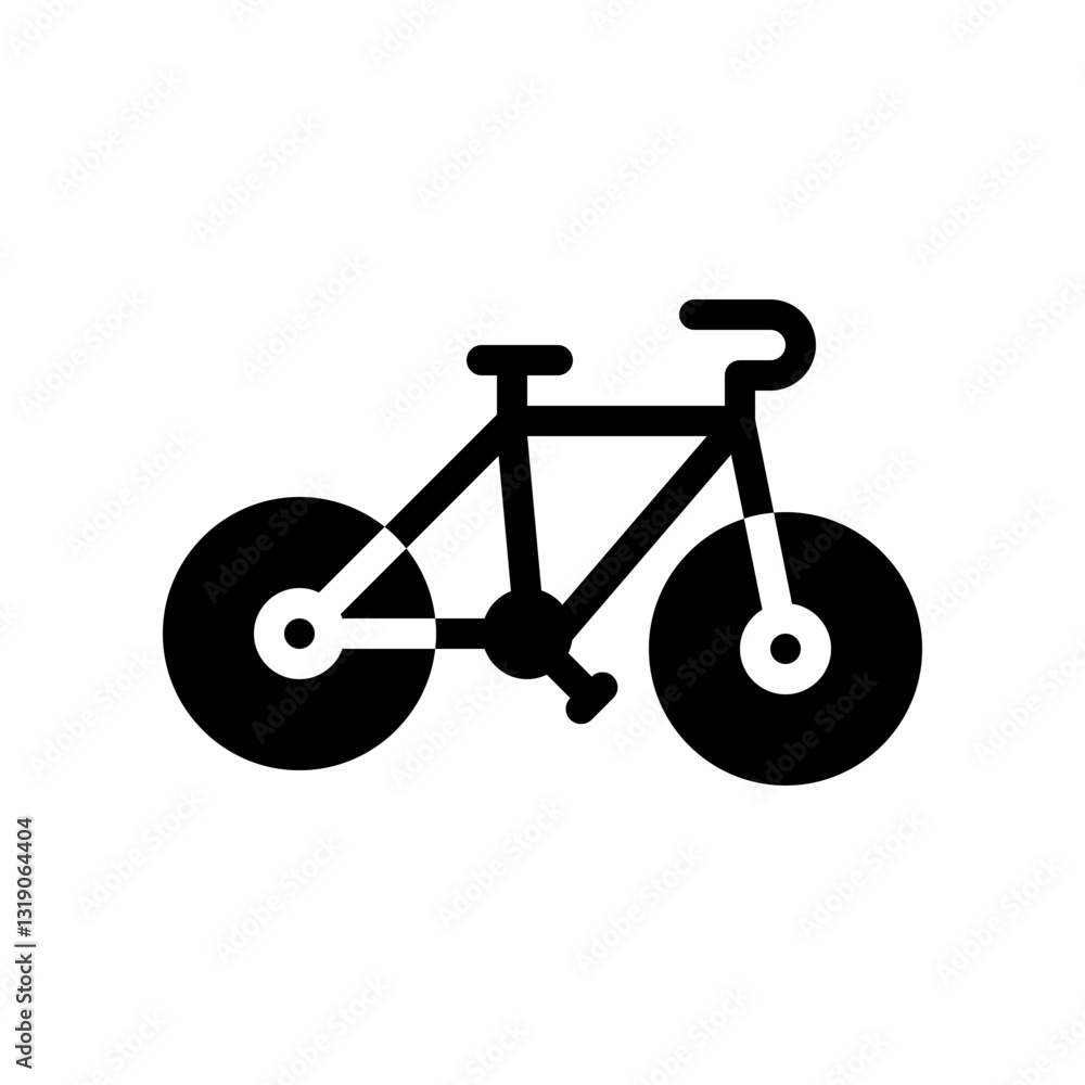 bicycle glyph icon bicycle glyph icon