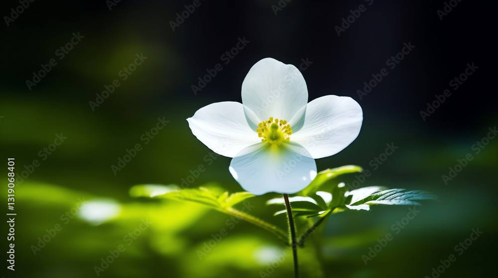White Flower Macro