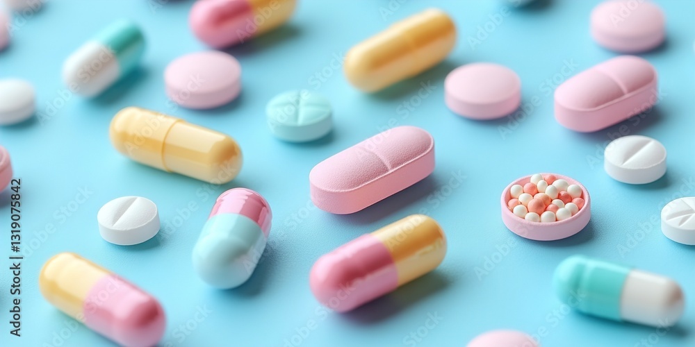 pills on white pills on white