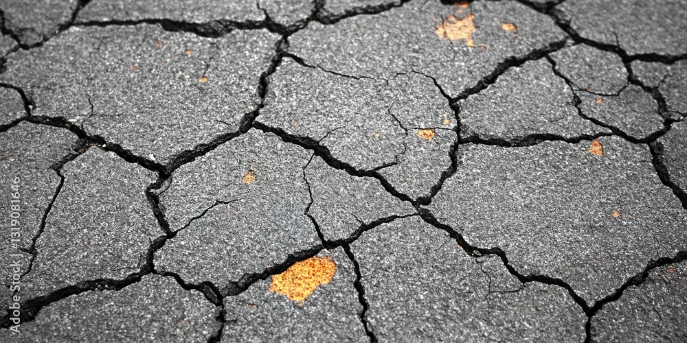 Obraz premium dry cracked soil