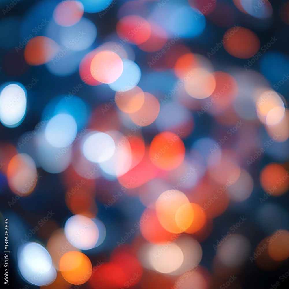 Fototapeta premium Abstract Colorful Bokeh Lights Background.
