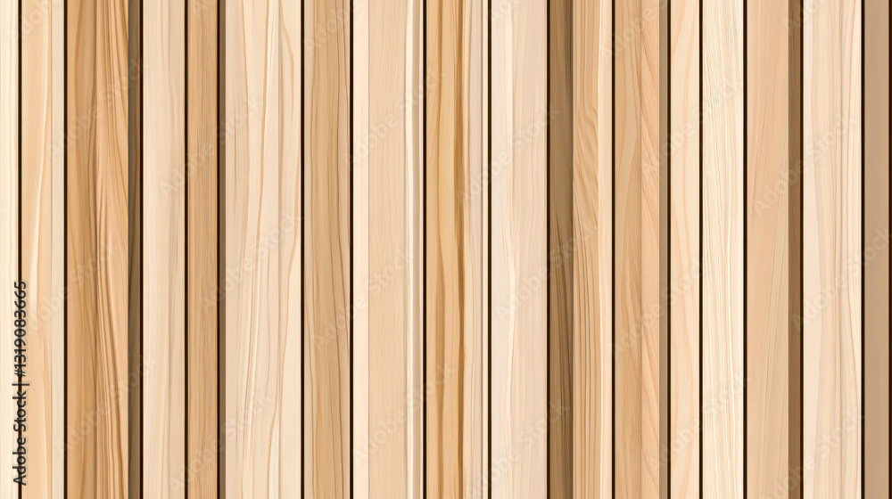 Obraz premium Vertical wooden planks forming a seamless texture background