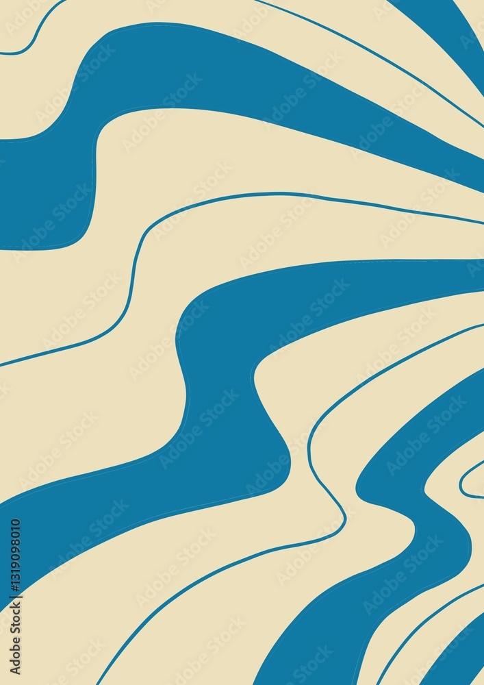 Poster Trippy psychedelic illustration Poster Trippy psychedelic illustration