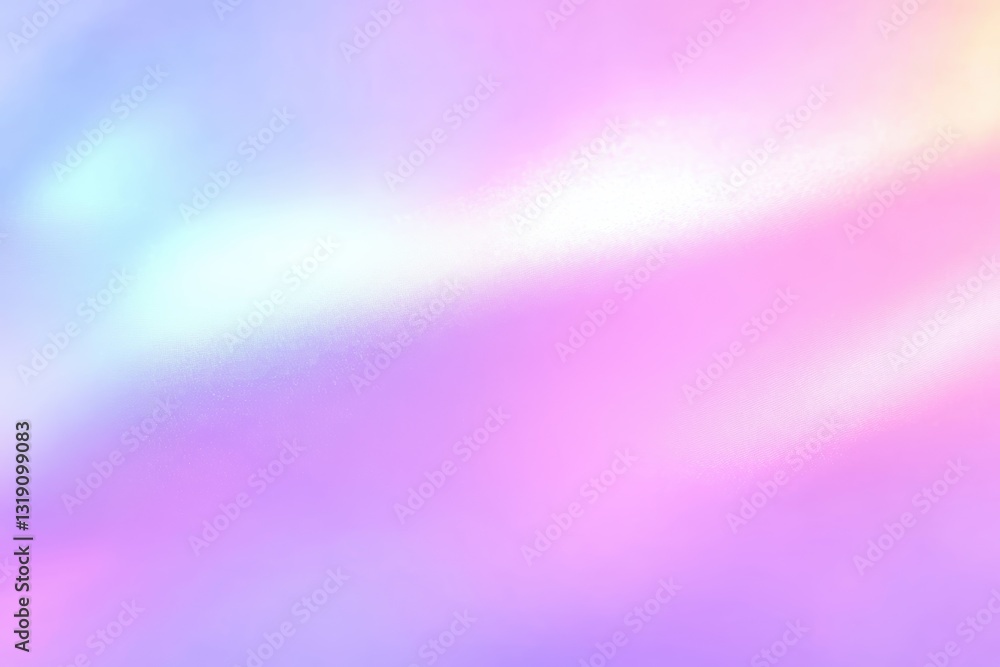 Seamless gradient of holographic pastel pink purple blue with soft pearlescent glow Seamless gradient of holographic pastel pink purple blue with soft pearlescent glow