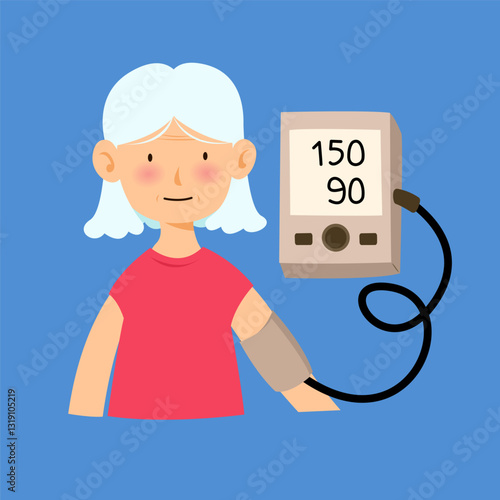 high blood pressure and hypertension disease concept
