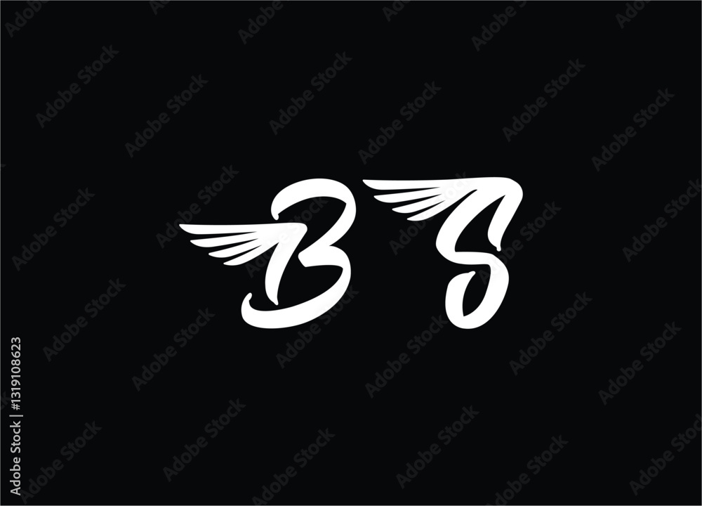 BS Logo design with unique and simple design BS Logo design with unique and simple design