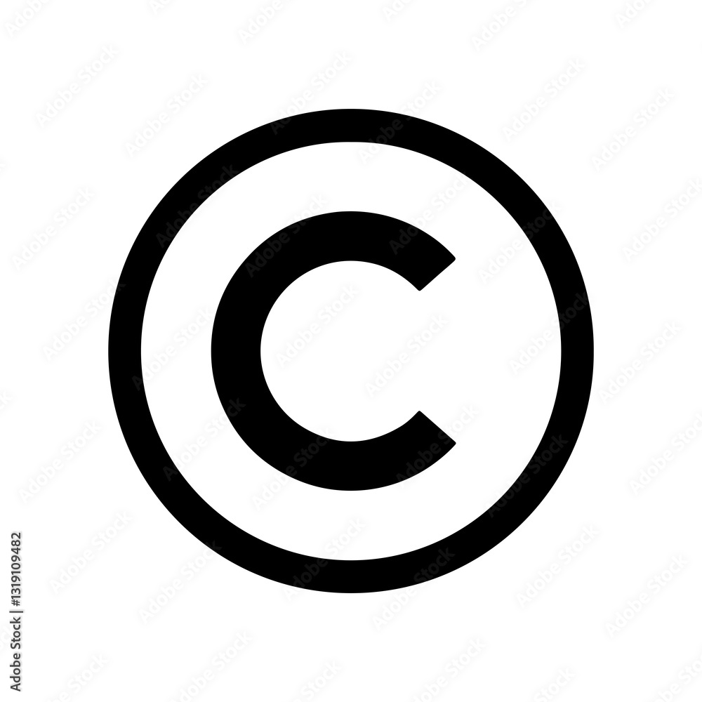 Copyright Symbol - High-Quality Image for Intellectual Property Protection Copyright Symbol - High-Quality Image for Intellectual Property Protection