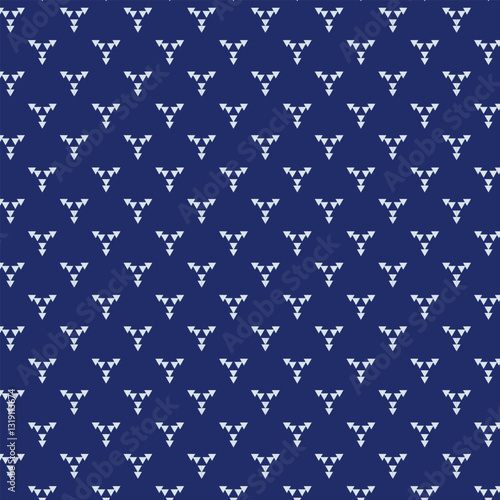 Textile motif seamless pattern. fabric design textile ladies dress, man shirt all over print block. blue and white.