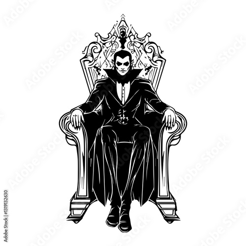 Exploring the Dark Elegance: Dracula’s Regal Silhouette and Mysteries