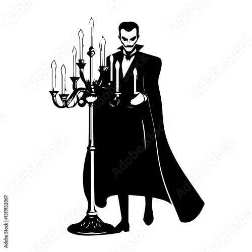 Exploring the Dark Elegance: Dracula’s Regal Silhouette and Mysteries