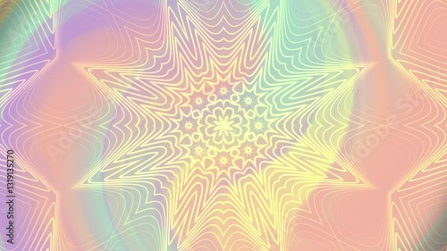 Easter Background with Pastel Colors A vibrant, swirling pattern with pastel colors and intricate lines creating a mesmerizing, kaleidoscopic effect. Ideal for backgrounds or artistic projects.