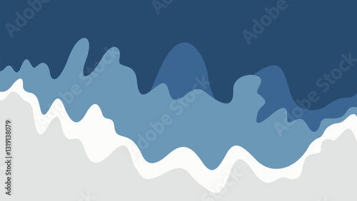 Top view overhead seaside. Hand drawn Vector illustrations. 