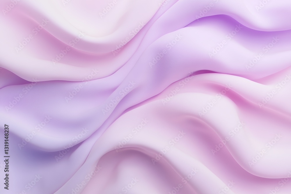 Obraz premium Smooth pastel gradient blending pink and lavender, creating calming modern aesthetic