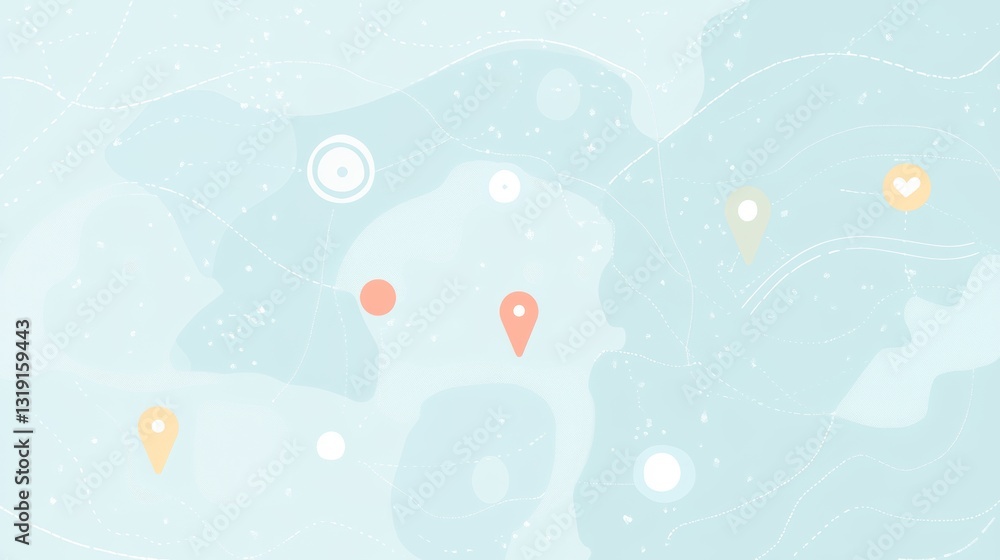 Obraz premium flat illustration of an online social network