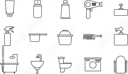 pack icon bedroom tools