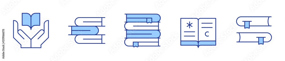 books, book. Book Icon vector illustration. Line Duotone style. Editable stroke books, book. Book Icon vector illustration. Line Duotone style. Editable stroke