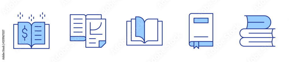 open book, book, books. Book Icon vector illustration. Line Duotone style. Editable stroke open book, book, books. Book Icon vector illustration. Line Duotone style. Editable stroke