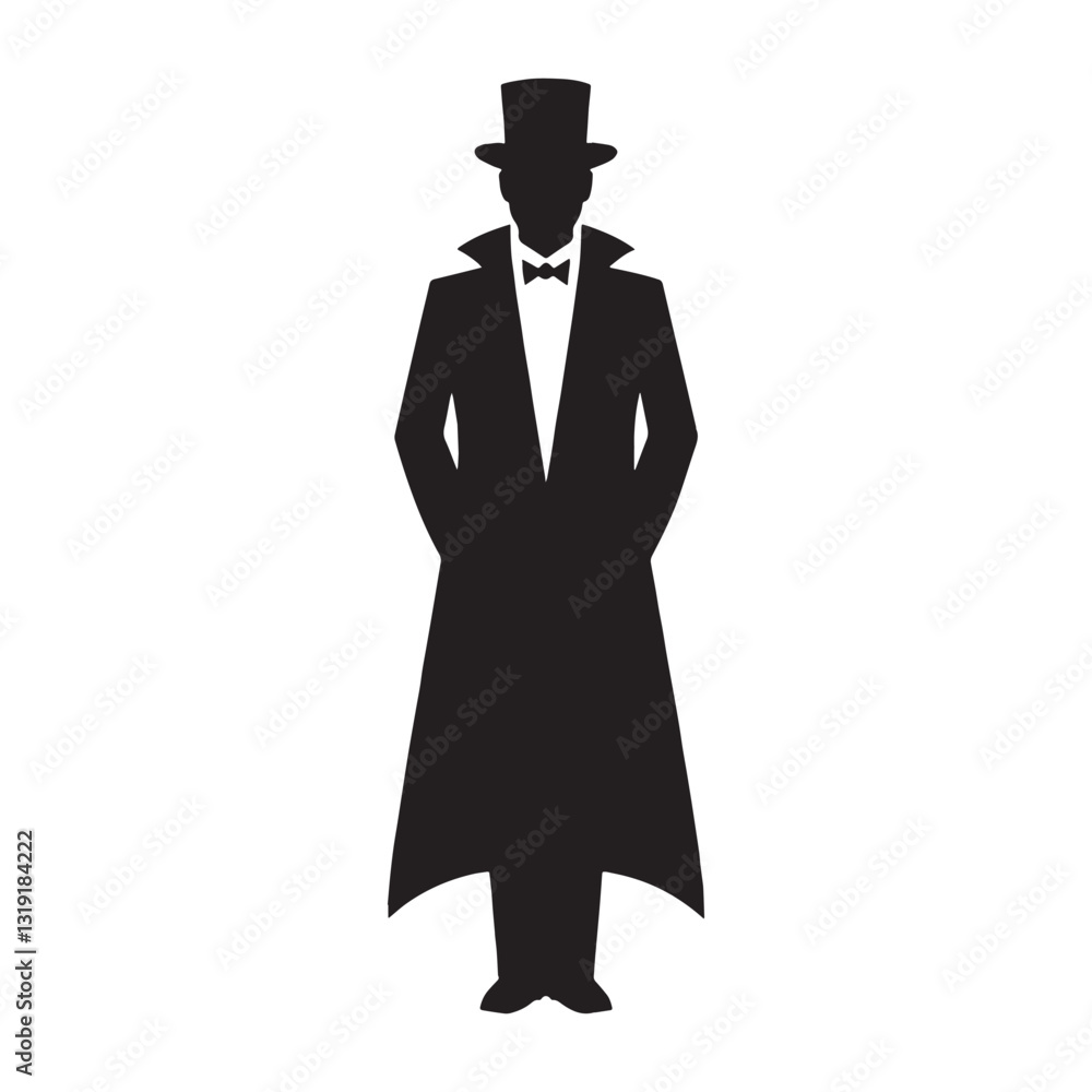 Cunning Magician silhouette, manipulating perception with mastery - Magician illustration - Minimalist Magician vector - Profession silhouette
Cunning Magician silhouette, manipulating perception with mastery - Magician illustration - Minimalist Magician vector - Profession silhouette