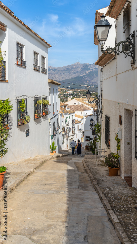 Fototapeta premium Altea is a beautiful town in the province of Alicante, Spain