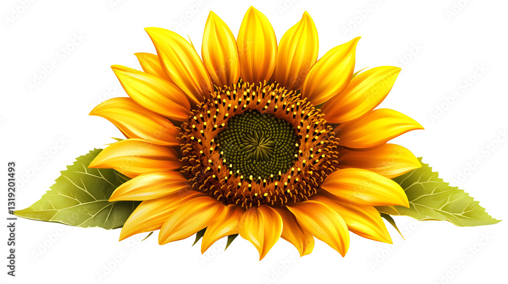 Fototapeta premium sunflower transparent background png