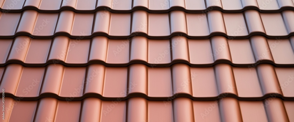 Roof with red clay tile overlap showcasing classic architectural texture and timeless design elements in home construction Roof with red clay tile overlap showcasing classic architectural texture and timeless design elements in home construction