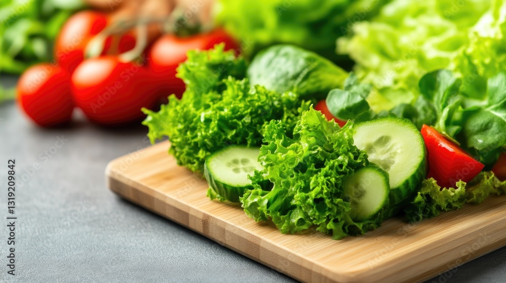 Rustic Farm Fresh Vegetables Displayed Neatly Rustic Farm Fresh Vegetables Displayed Neatly