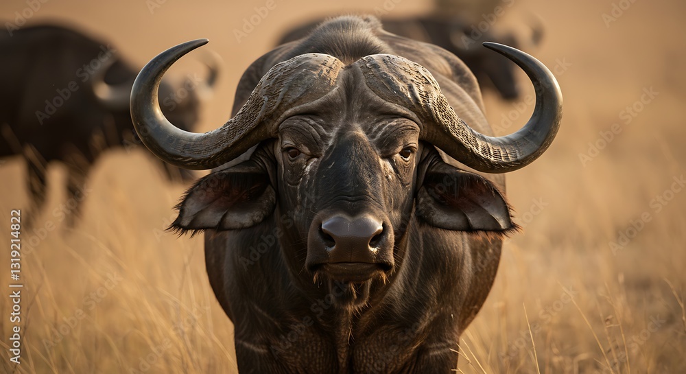 Close-up of a Cape Buffalo - Strength and Resilience - Wildlife photography Close-up of a Cape Buffalo - Strength and Resilience - Wildlife photography
