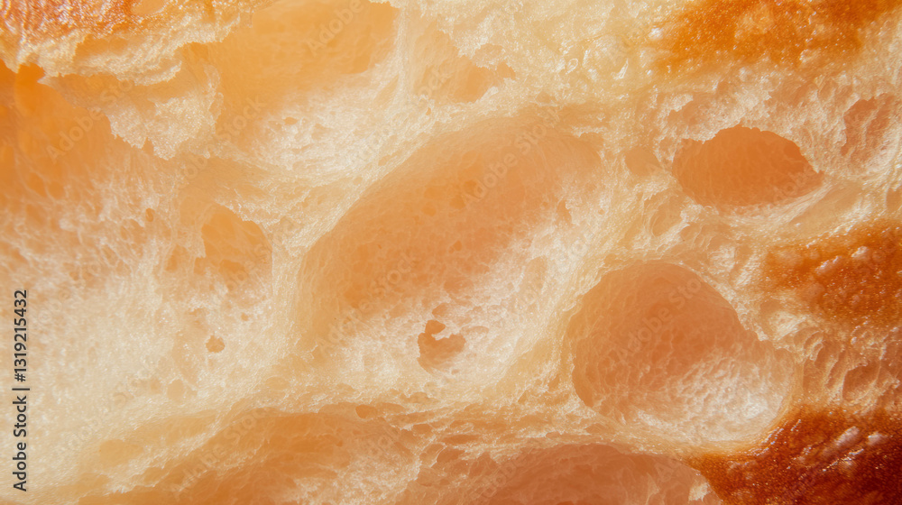 Obraz premium Close up of flaky golden croissant texture for culinary inspiration