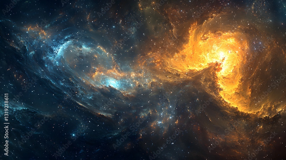 30. A timeless interstellar landscape filled with infinite galaxies and deep cosmic mystery 30. A timeless interstellar landscape filled with infinite galaxies and deep cosmic mystery