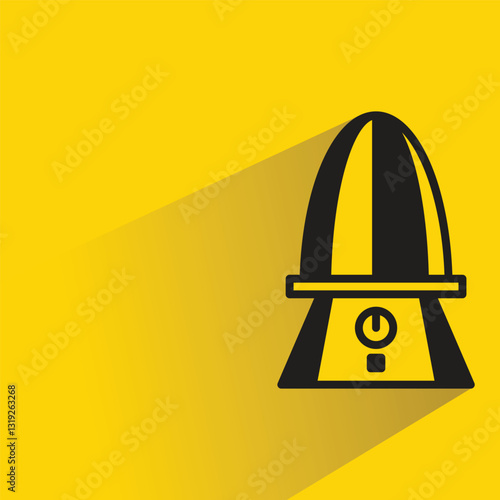juicer icon with shadow yellow background