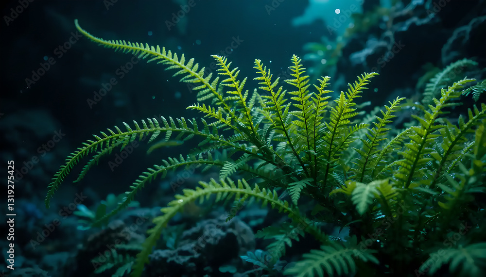 Fototapeta premium Mystical Ferns in the Enchanted Forest