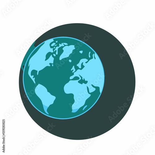 Earth Hour icon vector Illustration
