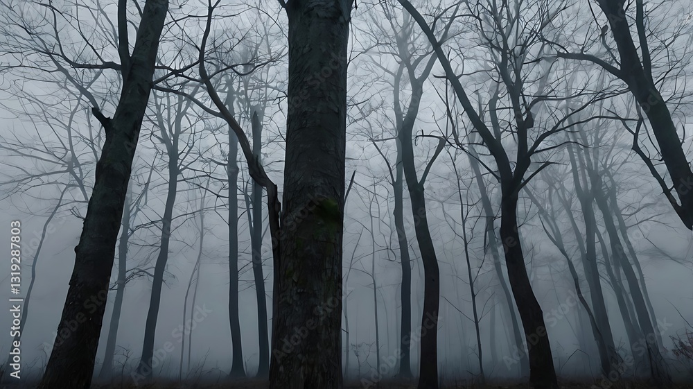 fog in the forest fog in the forest
